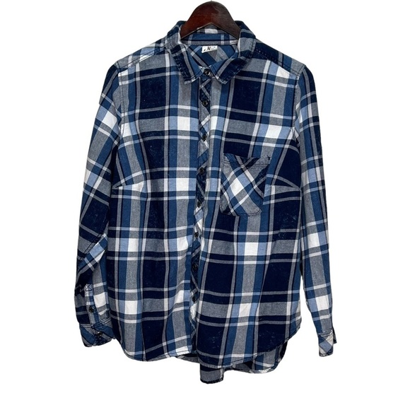Penningtons DC Jeans Blue Flannel Size X - Picture 1 of 13